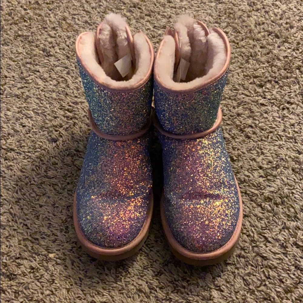 iridescent glitter UGG BOOTS